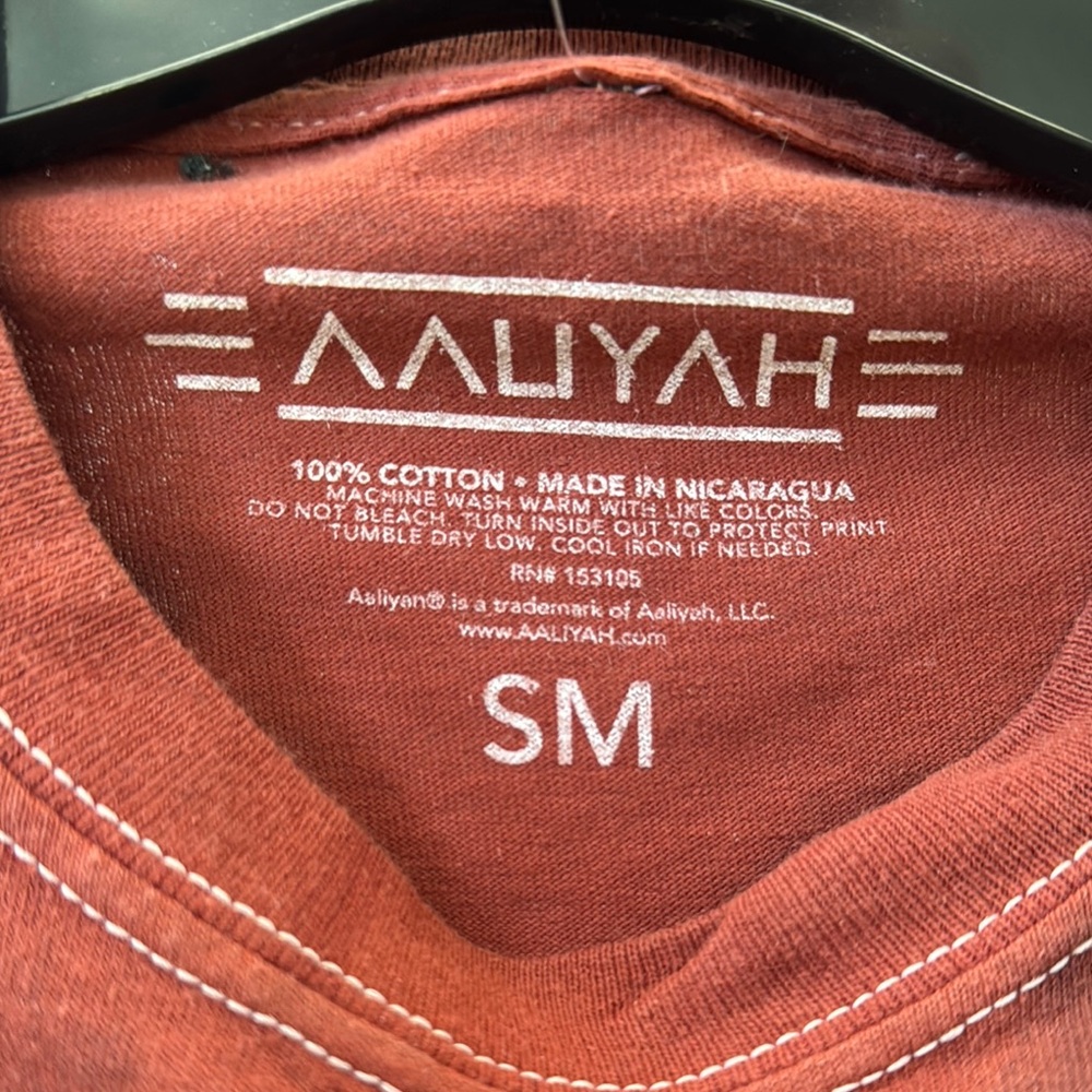 Aaliyah Graphic Red Tie Dye Tee - Picture 2 of 3